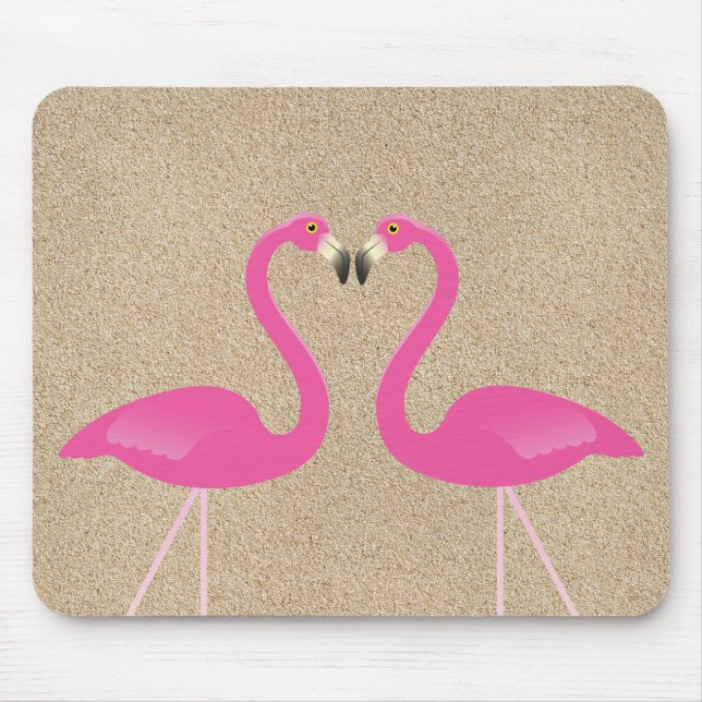 Beija Flamingos Mousepad (Frente)