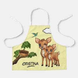 Beija-flor-pomba, árvore-cervo, crianças com nomes