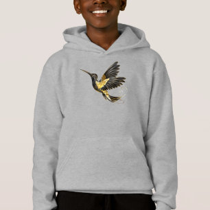 Beija-flor Preto e Dourado