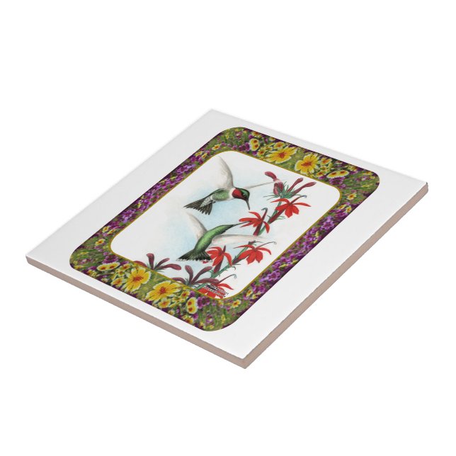 Beija-flores e Flores #5 (Lateral)
