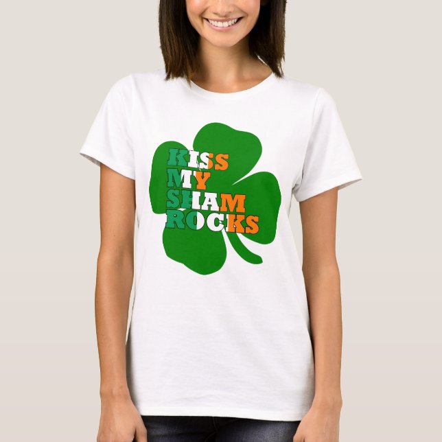 Beija minha camisa irlandesa (Frente)