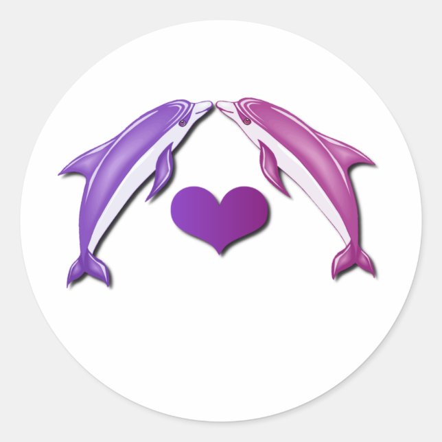 Beijar o adesivo dos golfinhos (Frente)