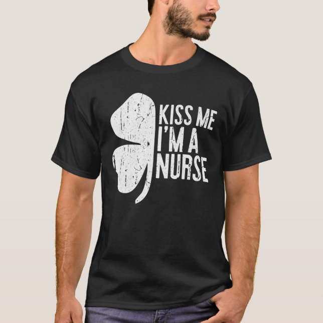 Beije Me Camiseta Eu Sou Uma Enfermeira Presente D (Frente)