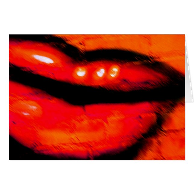 Beije-me cartão (Frente Horizontal)