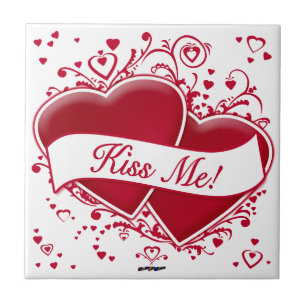 Beije-Me! Corações Vermelhos