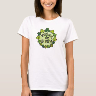 Beije-me Sou irlandês - Camisa