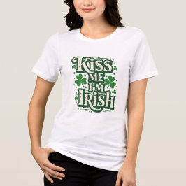 Beije Me Sou Irlandês Design de Celebração de Trev