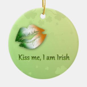 Beije-me Sou Irlandês - Ornamento