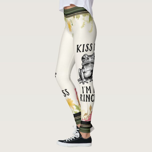 Beije-me Sou uma Princesa Leggings (Esquerda)