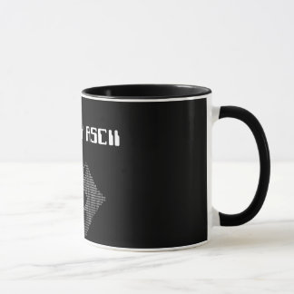 BEIJE MINHA caneca do ASCII