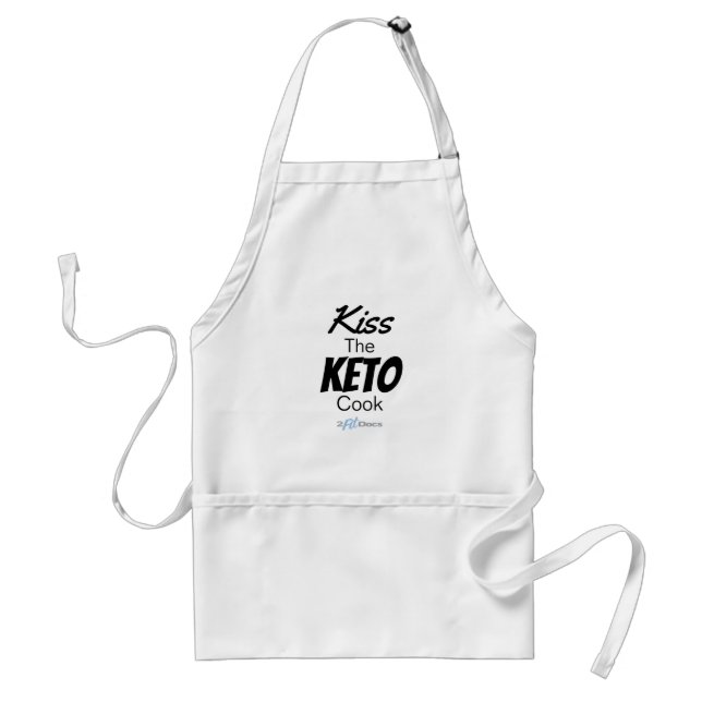 Beije o avental do cozinheiro do Keto (Frente)