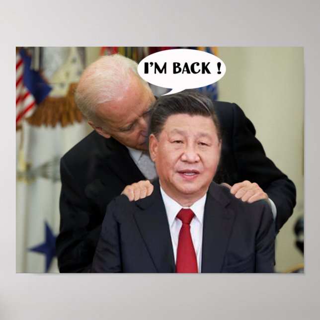 BEIJING BIDEN, ESTOU DE VOLTA POSTER (Frente)