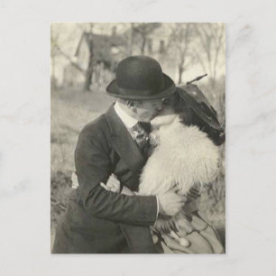 beijos com cartão postal