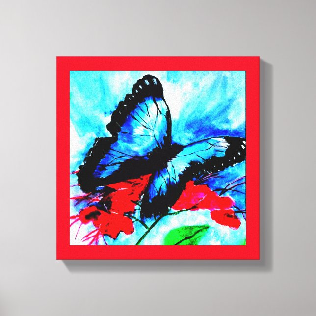 Beijos de borboleta impressão (Frente)