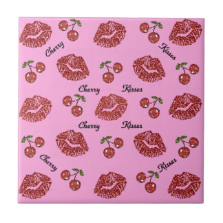 Beijos de Cereja Rockabilly RAB em Rosa