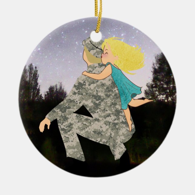 Beijos para enfeites de natal do pai (Frente)