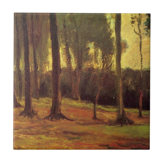 Beira de um Bosque de Vincent van Gogh (Frente)