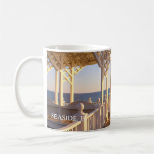 Beira-mar, caneca de café do por do sol de Florid