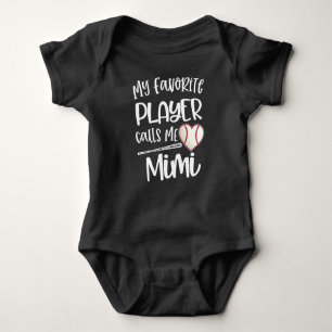 Beisebol Camisa Cuta Beisebol Mimi Presente