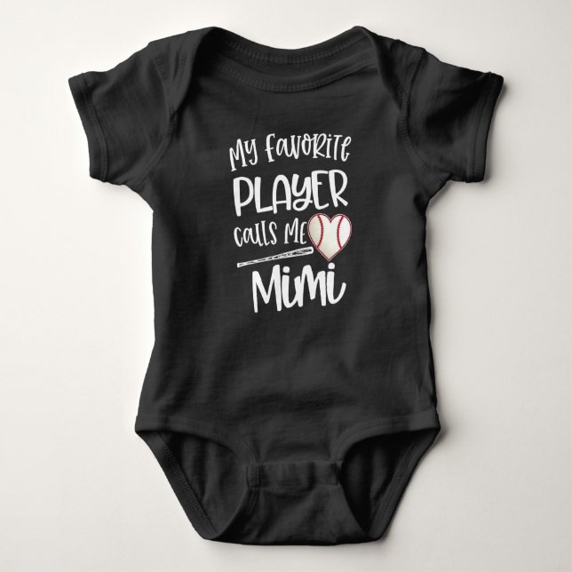 Beisebol Camisa Cuta Beisebol Mimi Presente (Frente)