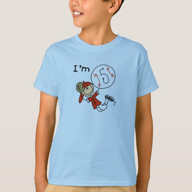 Beisebol do garoto, tenho 5 Camisetas e presentes (Frente)