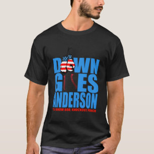 Beisebol Engraçado Desce A Camisa Anderson Para Ho