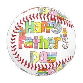 Beisebol feliz do Dia de os pais