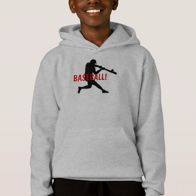 Beisebol! Hoodie do garoto (Frente)