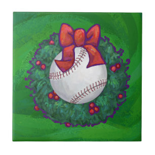 Beisebol na Wreath de Natal