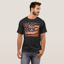 Bela América, Camiseta masculina preta patriótica