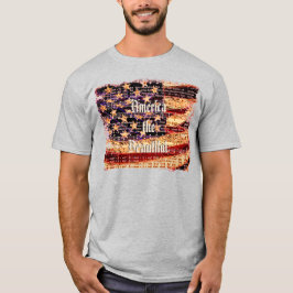 Bela América, Cinza, Camiseta Masculina Patriótica
