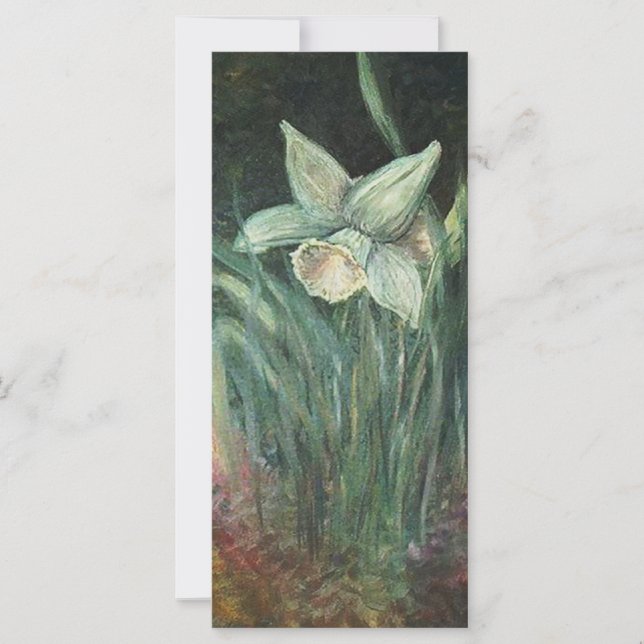 Bela ART de um Daffodil suavemente abraçado (Frente)