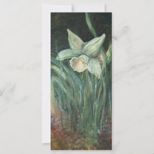 Bela ART de um Daffodil suavemente abraçado