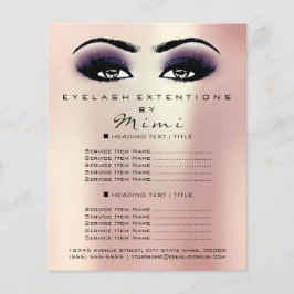 Bela Artista Makeup Salon Lashes Flyer Link Viole