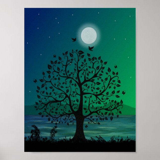 Bela árvore da vida Poster (Frente)