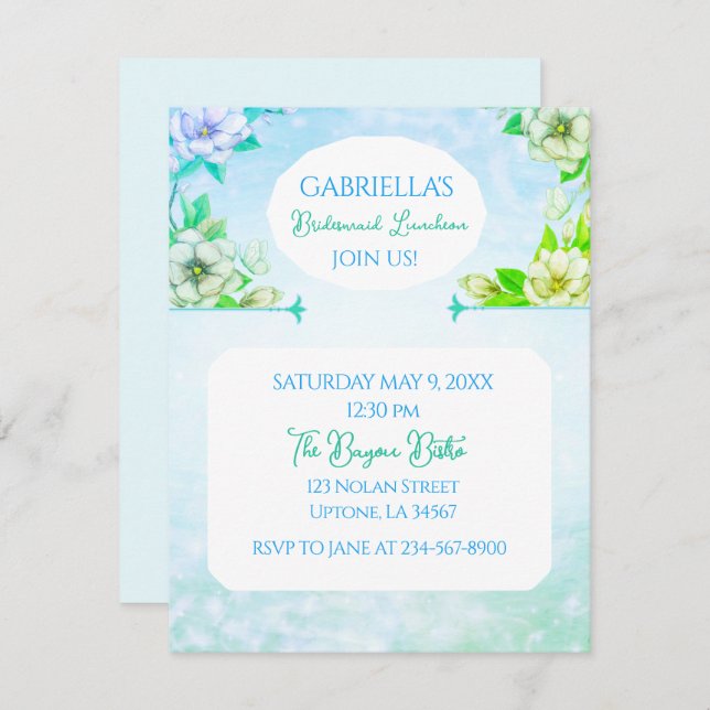 Bela Bela! Bridesmaid Luncheon - Convite (Frente/Verso)