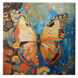 Bela Borboleta Decorânea Floral