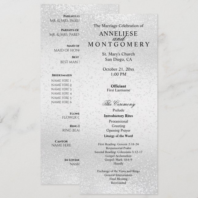 Bela Brilho Branco - Programa (Frente/Verso)