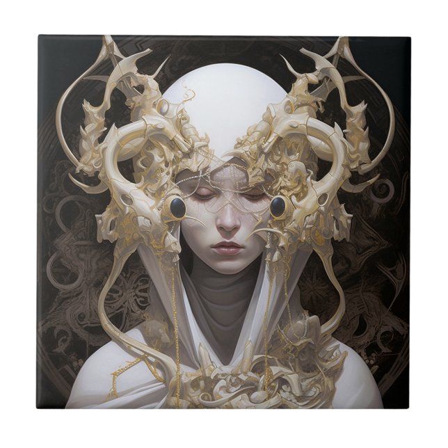 Bela Bruxa Demon Queen Fantasy Art (Frente)