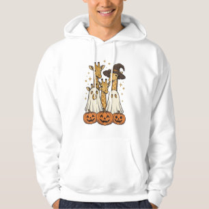 Bela Camisa de Halloween Girafa Fantasma Abóbora D