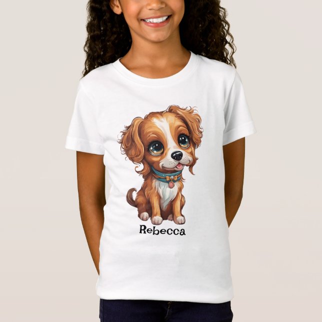 Bela Camiseta de Cachorro Personalizada (Frente)