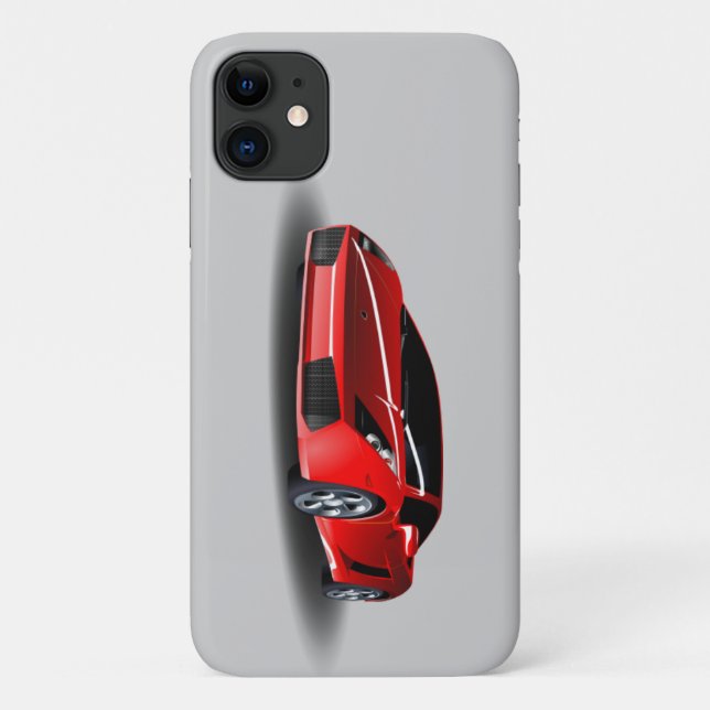 Bela capas de iphone de Carro Esportivo de Luxo (Verso)