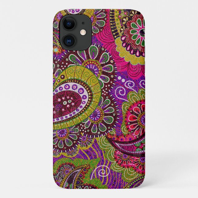 Bela Capinha de iPhone Paisley (Verso)