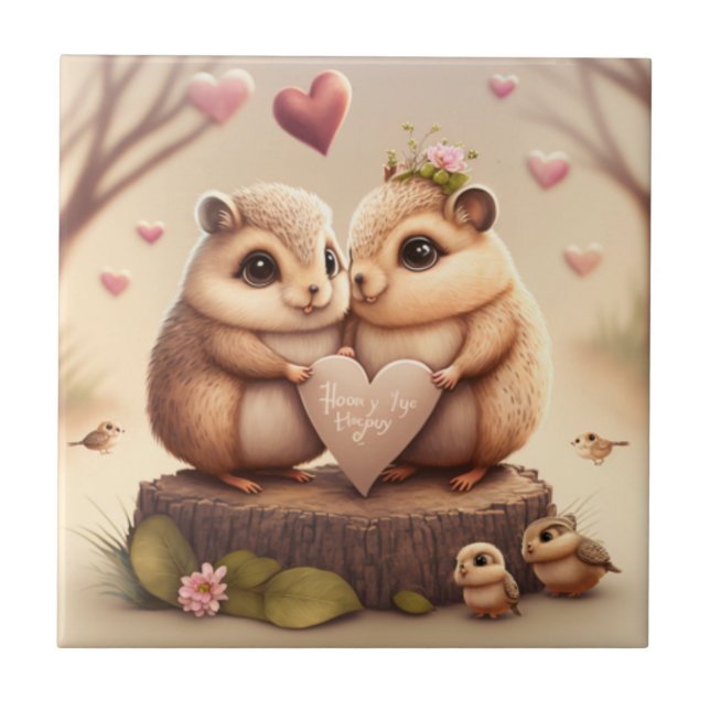 Bela caricatura de ursos (Frente)