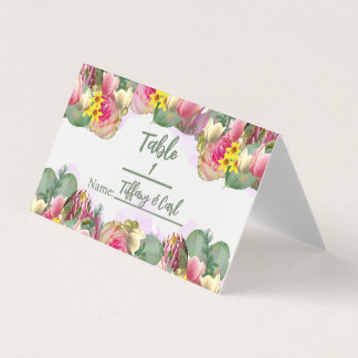 Bela Cartões de flores silvestres do Jardim Botâni