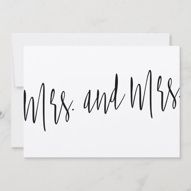 Bela chic moderna "Sra. e Sra." (Frente)