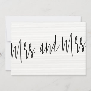 Bela chic moderna "Sra. e Sra."