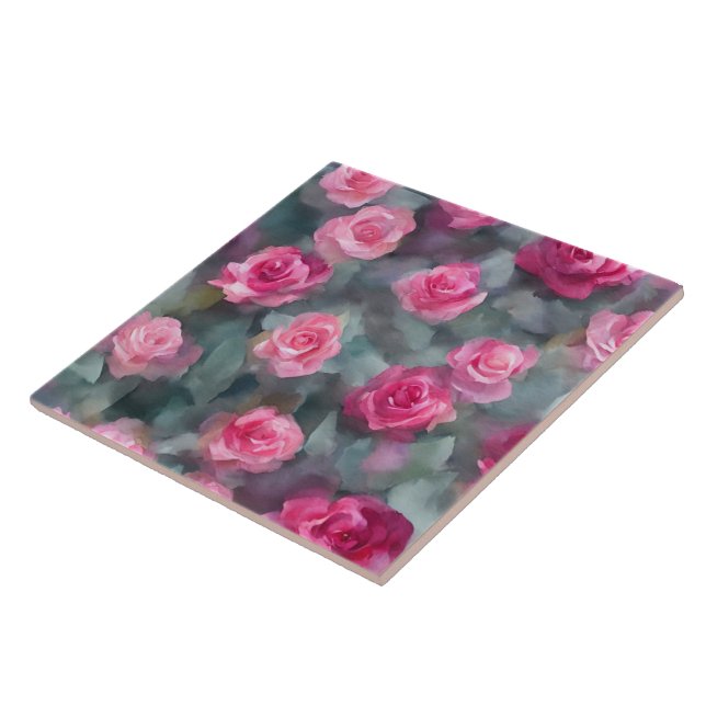 Bela Coleção Popular de Rosas Rosa-Cana-de-Água (Lateral)