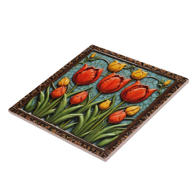 Bela Coleção Popular de Tulipas (Lateral)
