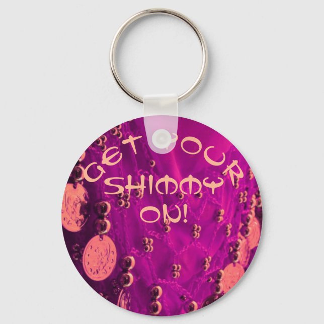 Bela dança cachecol com moedas de chaveiro (Frente)